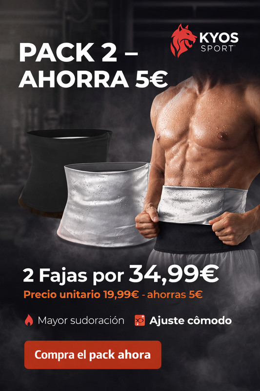Pack 2 Fajas Reductoras Sauna – Ahorra 5€ | Kyos Sport