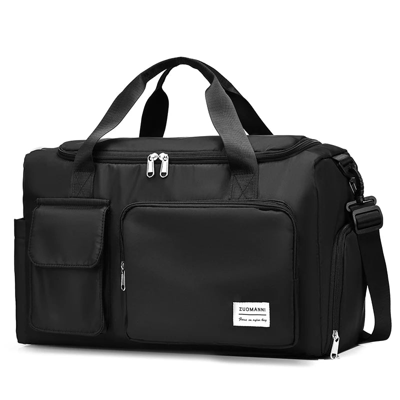 Large Capacity Carry-On Travel Bag - Weekender Duffle with Shoe Compartment for Women, Ideal for Sports and Fitness