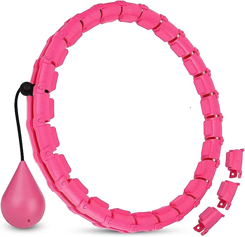Adjustable 24-Section Smart Sport Hoop for Waist Massaging and Fitness - Effective Weight Loss Equipment