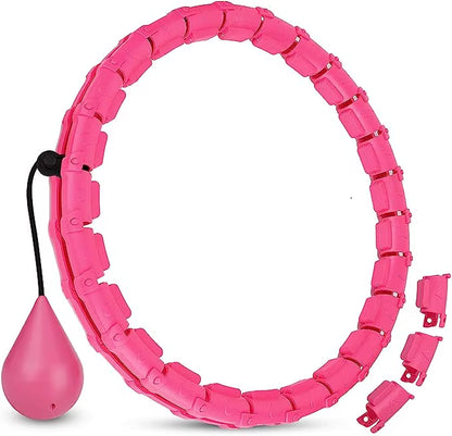 Adjustable 24-Section Smart Sport Hoop for Waist Massaging and Fitness - Effective Weight Loss Equipment