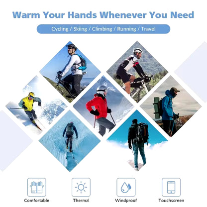 Premium Waterproof Thermal Touch Screen Gloves for Cold Weather Activities - Ideal for Running, Hiking, and Skiing