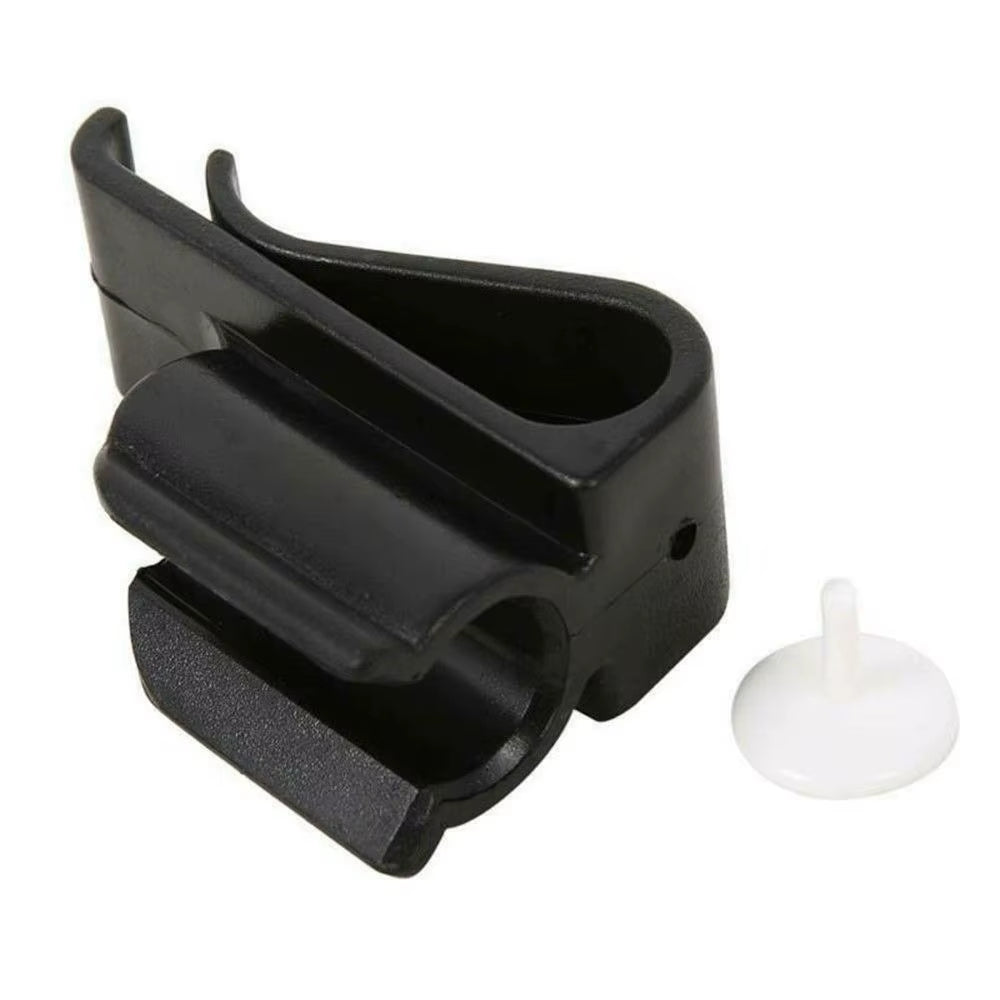 Durable Plastic Golf Club Bag Clips with Putter Clamp Holder - Black Organizer for Men and Women