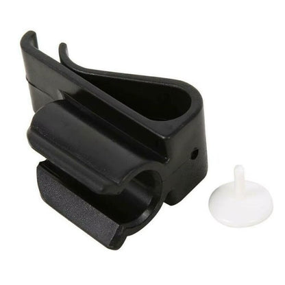 Durable Plastic Golf Club Bag Clips with Putter Clamp Holder - Black Organizer for Men and Women