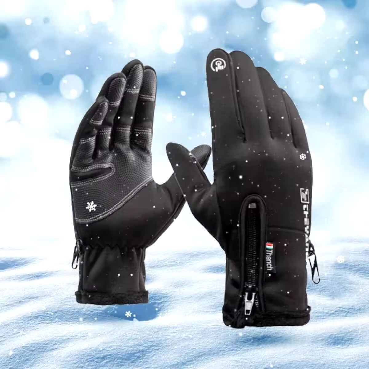 Premium Waterproof Thermal Touch Screen Gloves for Cold Weather Activities - Ideal for Running, Hiking, and Skiing