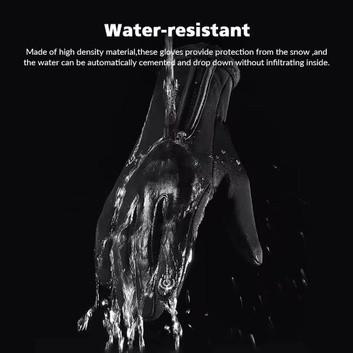 Premium Waterproof Thermal Touch Screen Gloves for Cold Weather Activities - Ideal for Running, Hiking, and Skiing