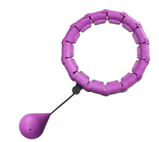 Adjustable 24-Section Smart Sport Hoop for Waist Massaging and Fitness - Effective Weight Loss Equipment