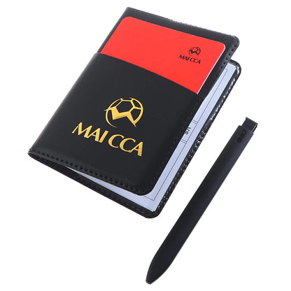 Set Profesional de Árbitro – Tarjetas Roja y Amarilla con Estuche de Cuero para Fútbol y Deportes