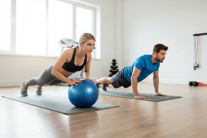 Pelota Mini de Yoga y Pilates 25 cm Antideslizante y Anti Explosión para Entrenamiento y Rehabilitación