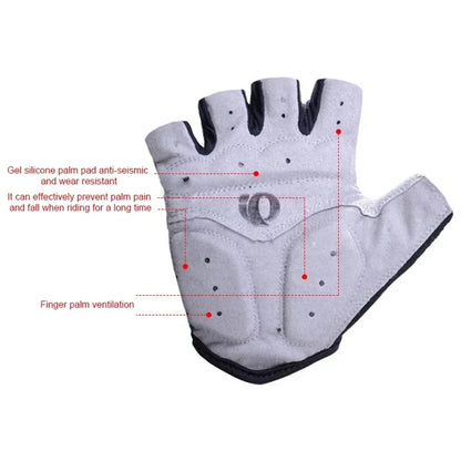 Guantes de Ciclismo con Gel Antideslizante – Medio Dedo, Transpirables y Antigolpes | Kyos Sport