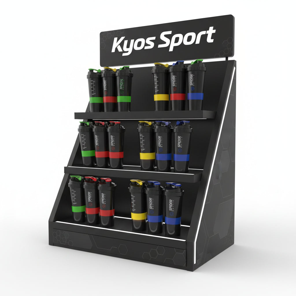 Shaker de Proteína 3 Capas de Gran Capacidad – Vaso Fitness para Batidos, Suplementos y Entrenamiento