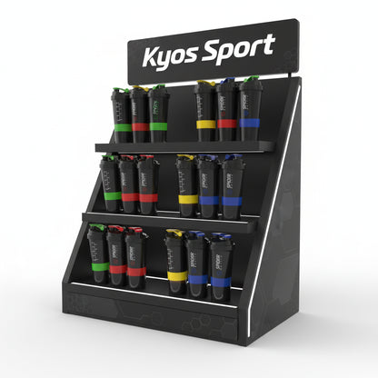 Shaker de Proteína 3 Capas de Gran Capacidad – Vaso Fitness para Batidos, Suplementos y Entrenamiento