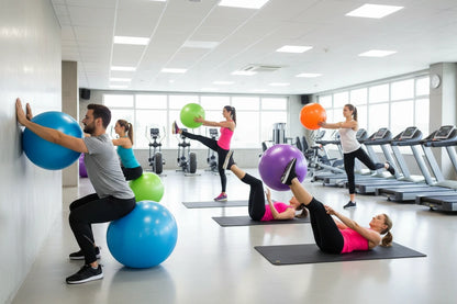 Pelota Mini de Yoga y Pilates 25 cm Antideslizante y Anti Explosión para Entrenamiento y Rehabilitación