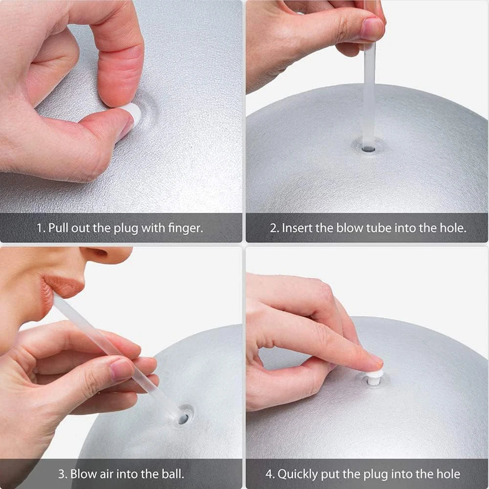 Pelota Mini de Yoga y Pilates 25 cm Antideslizante y Anti Explosión para Entrenamiento y Rehabilitación