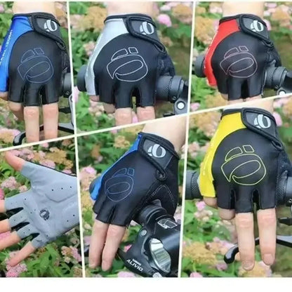 Guantes de Ciclismo con Gel Antideslizante – Medio Dedo, Transpirables y Antigolpes | Kyos Sport