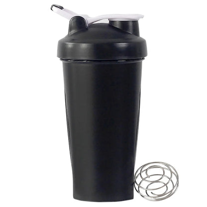 Shaker de Proteína Portátil 600ml – Botella Fitness con Bola Mezcladora para Gimnasio y Outdoor