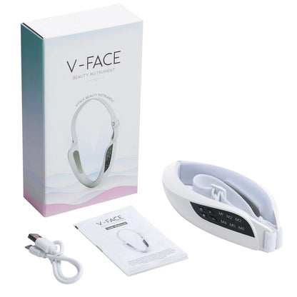 Dispositivo Reafirmante Facial V-Shape | Masajeador Eléctrico para Lifting, Afinado Facial y Papada