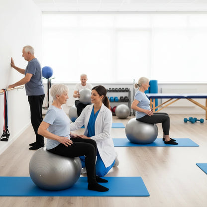 Pelota Mini de Yoga y Pilates 25 cm Antideslizante y Anti Explosión para Entrenamiento y Rehabilitación