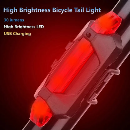 Set de Luces LED para Bicicleta Recargables – Luz Delantera 700LM + Luz Trasera con Modos y Resistencia al Agua