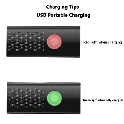 Set de Luces LED para Bicicleta Recargables – Luz Delantera 700LM + Luz Trasera con Modos y Resistencia al Agua