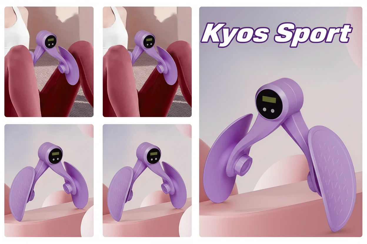 Entrenador Kegel con Contador | Equipo Fitness para Suelo Pélvico, Muslos, Glúteos y Brazos (Unisex)