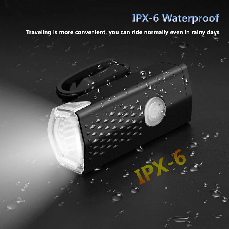 Set de Luces LED para Bicicleta Recargables – Luz Delantera 700LM + Luz Trasera con Modos y Resistencia al Agua