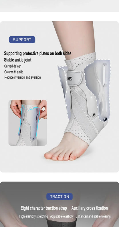 Tobillera de Compresión Deportiva AOLIKES | Soporte Antideslizante para Lesiones, Esguinces y Fascitis Plantar – Kyos Sport