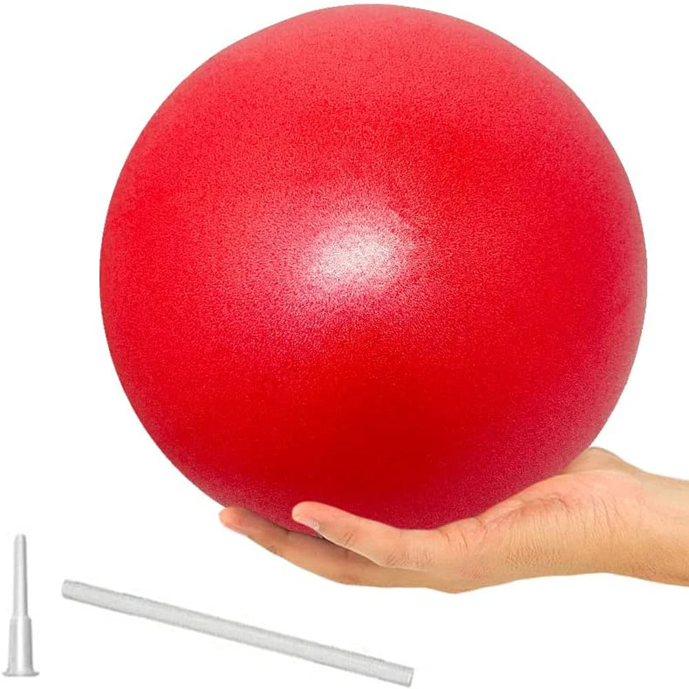 Pelota Mini de Yoga y Pilates 25 cm Antideslizante y Anti Explosión para Entrenamiento y Rehabilitación