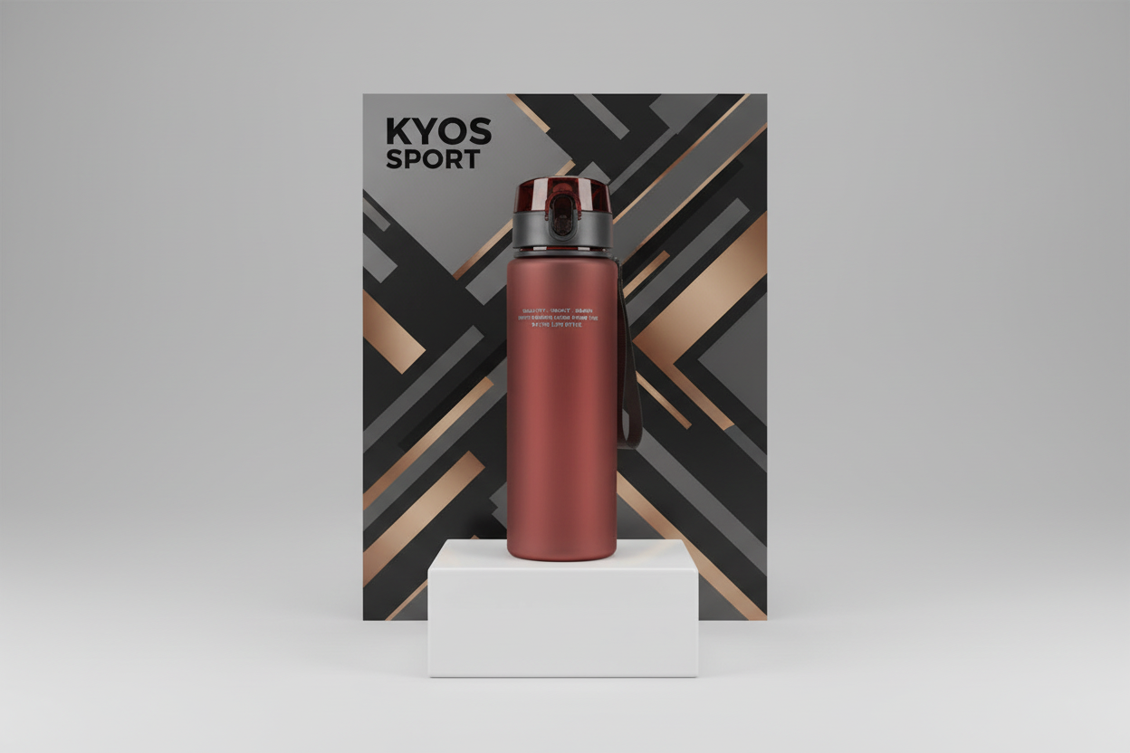 Botella Deportiva BPA Free Antigoteo 400 ml y 560 ml Reutilizable para Gym, Hiking y Outdoor