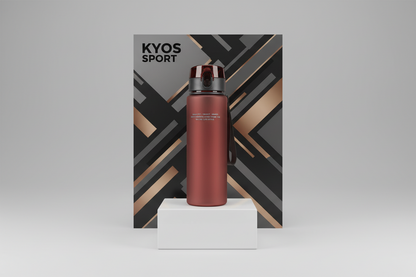 Botella Deportiva BPA Free Antigoteo 400 ml y 560 ml Reutilizable para Gym, Hiking y Outdoor