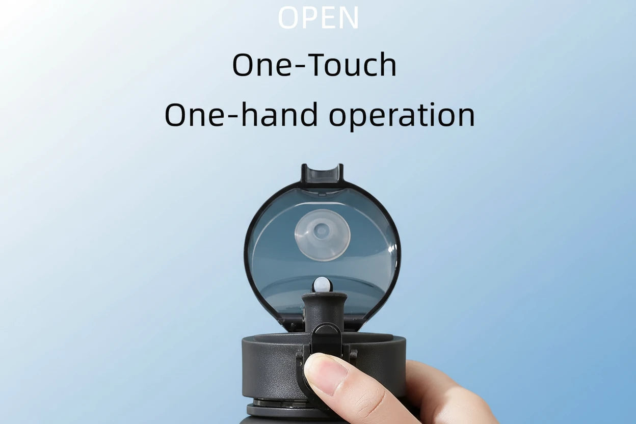 Botella Deportiva BPA Free Antigoteo 400 ml y 560 ml Reutilizable para Gym, Hiking y Outdoor