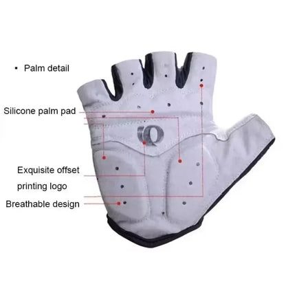 Guantes de Ciclismo con Gel Antideslizante – Medio Dedo, Transpirables y Antigolpes | Kyos Sport
