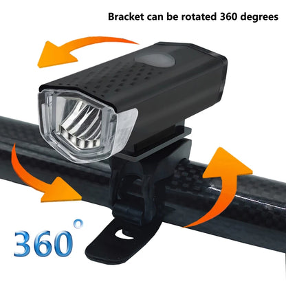 Set de Luces LED para Bicicleta Recargables – Luz Delantera 700LM + Luz Trasera con Modos y Resistencia al Agua
