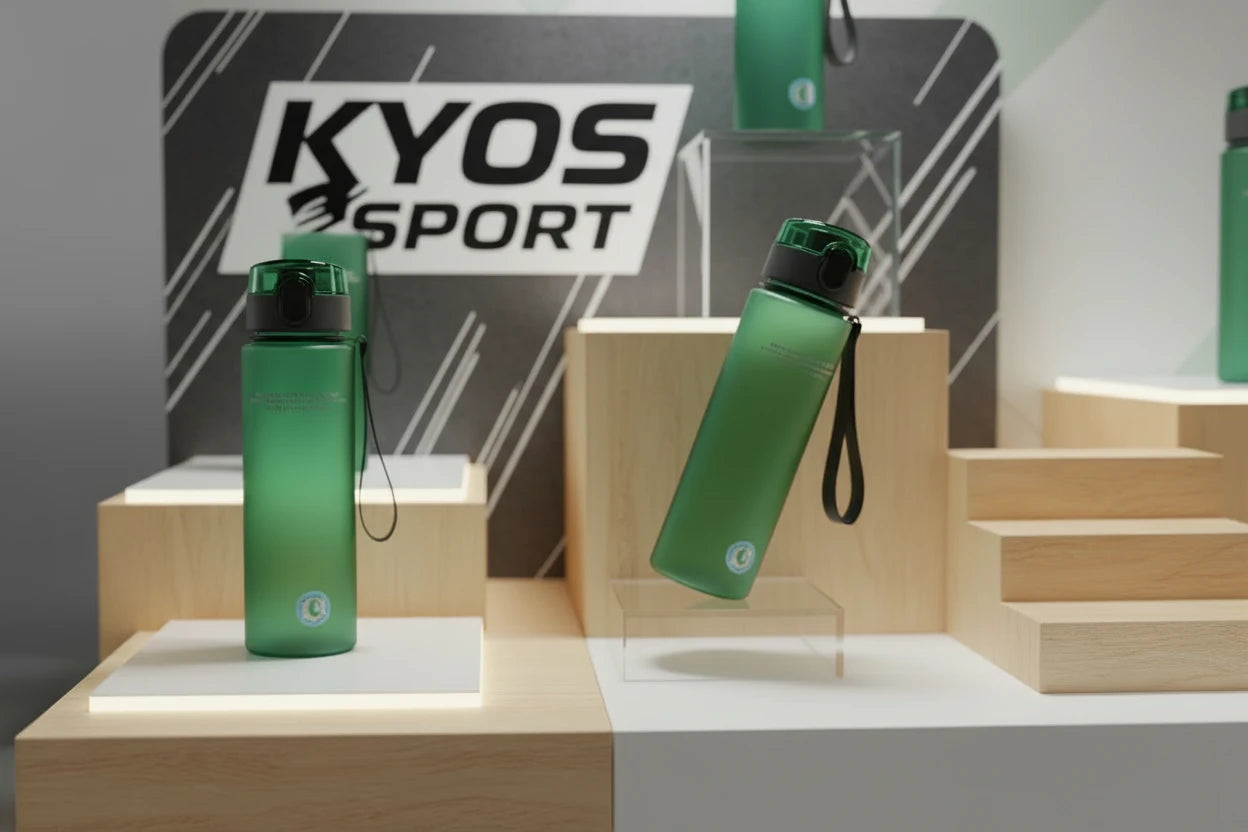 Botella Deportiva BPA Free Antigoteo 400 ml y 560 ml Reutilizable para Gym, Hiking y Outdoor