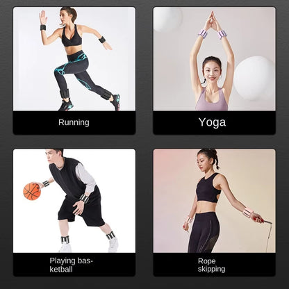 High Quality Exercise Gear Sandbag Weight Bracelet Fitness Equipment Silicone Wrist Band Adjustable Ankle Strap Outdoor
