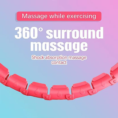 Adjustable 24-Section Smart Sport Hoop for Waist Massaging and Fitness - Effective Weight Loss Equipment