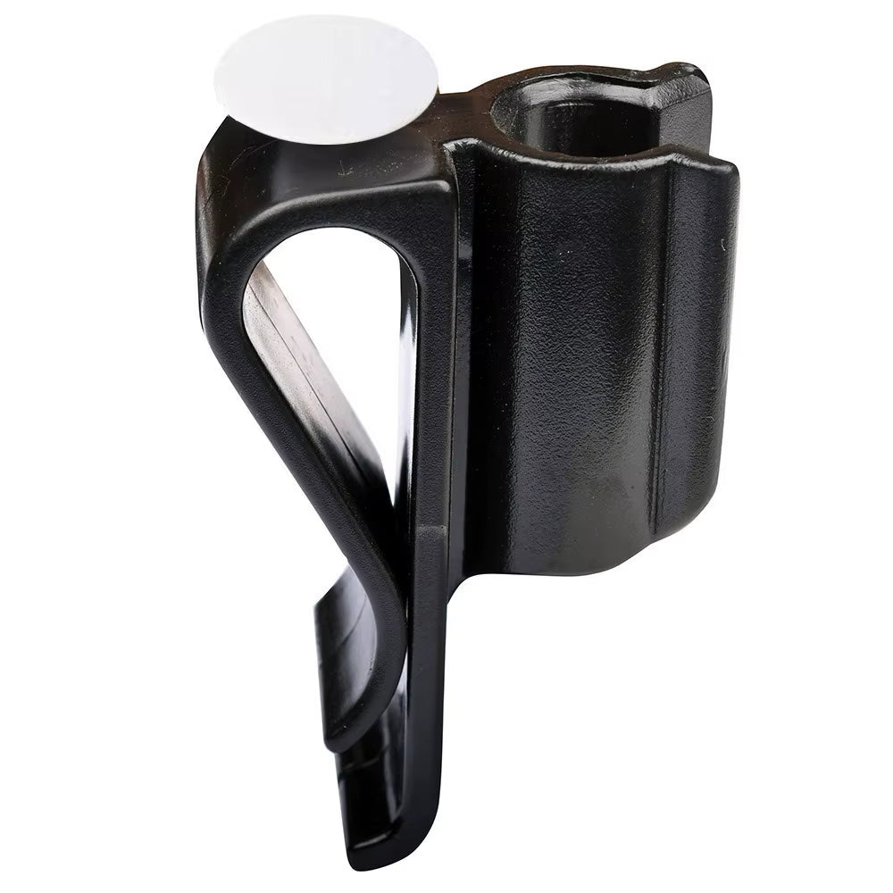 Durable Plastic Golf Club Bag Clips with Putter Clamp Holder - Black Organizer for Men and Women
