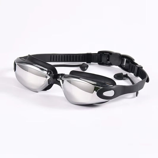 Professional Anti-Fog UV Protection Swimming Goggles for Adults - Waterproof Adjustable Silicone Swim Glasses for Men and Women