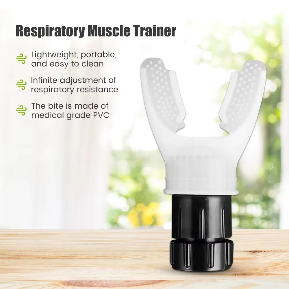 Household Sports Breathing Trainer - Lung Exercise Mouthpiece Respirator for Fitness and Health Care